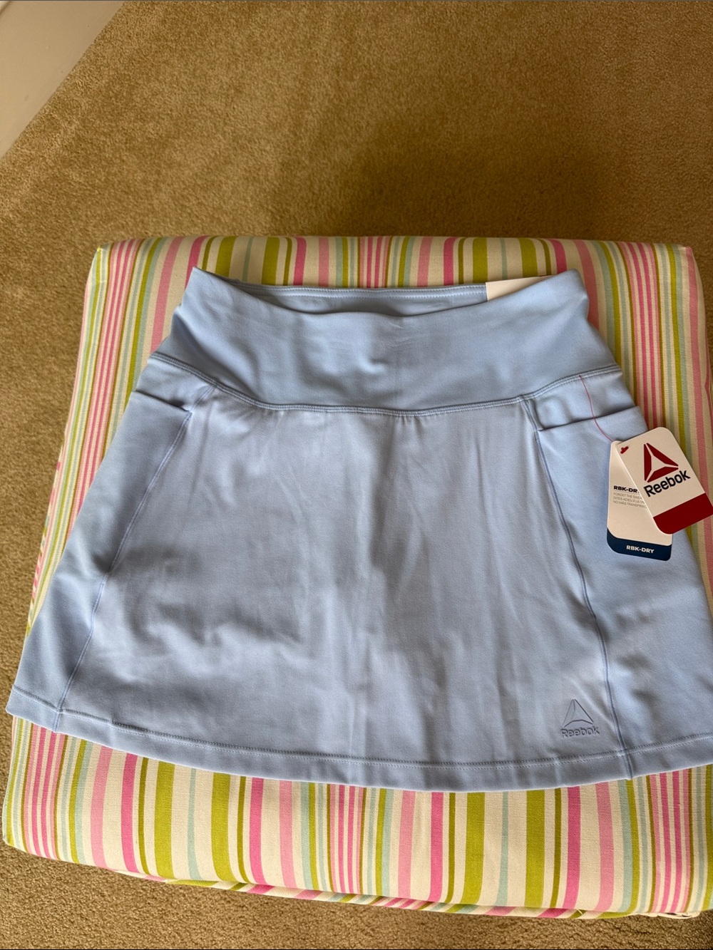 Reebok Light Blue Women's Athletic Mini Skort